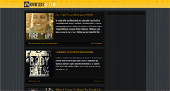 Desktop Screenshot of howdoigetfit.com